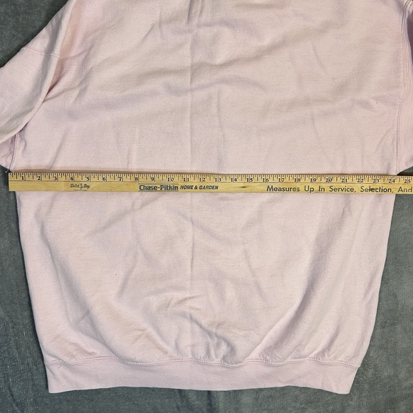 Nirvana Smiley Graphic Crewneck Sweatshirt XL Pink Vintage Band Merch - Picture 4 of 7